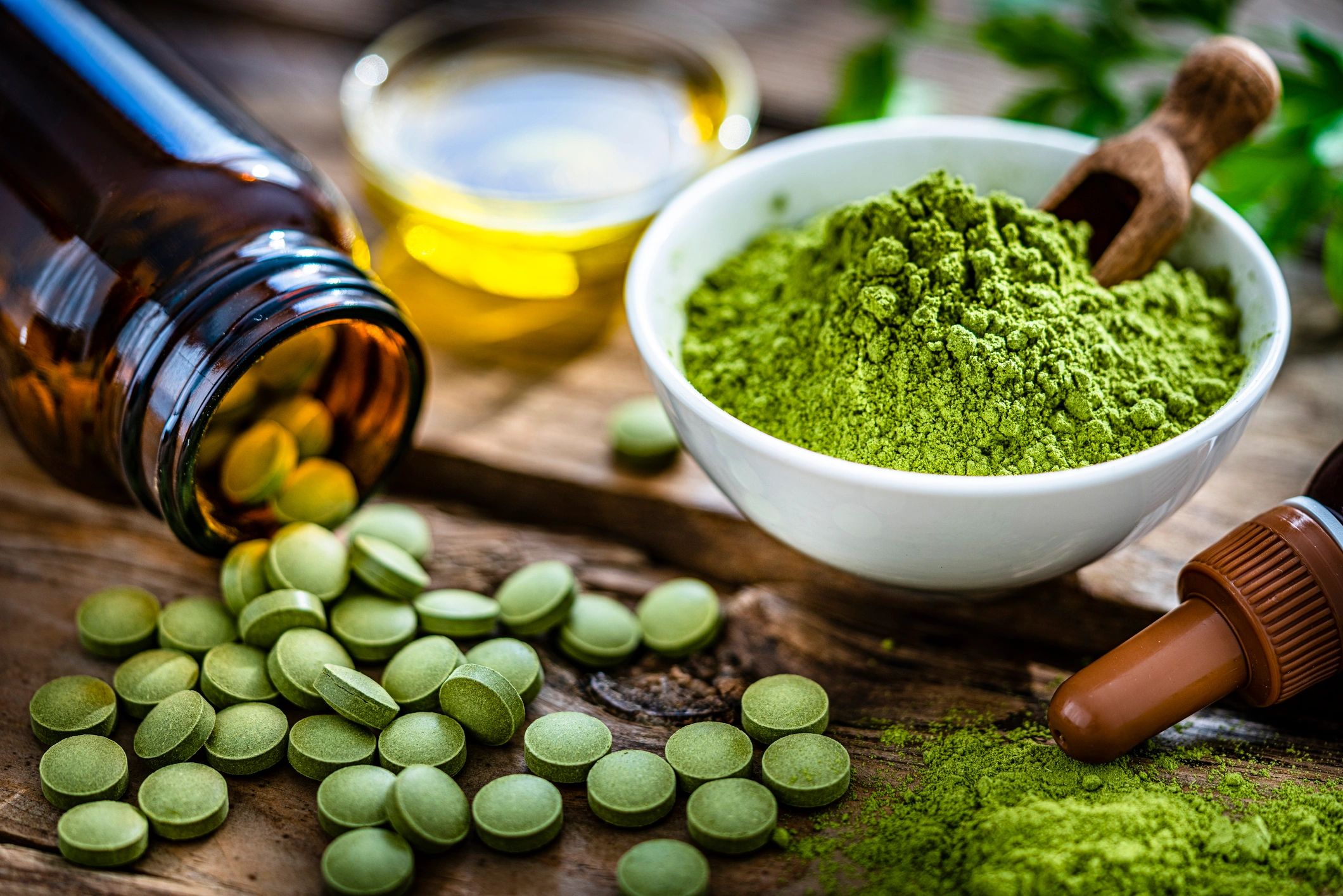 Nutritional supplement capsules representing NOVASALVA healthcare products